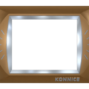 Golden Electric Wall Cover