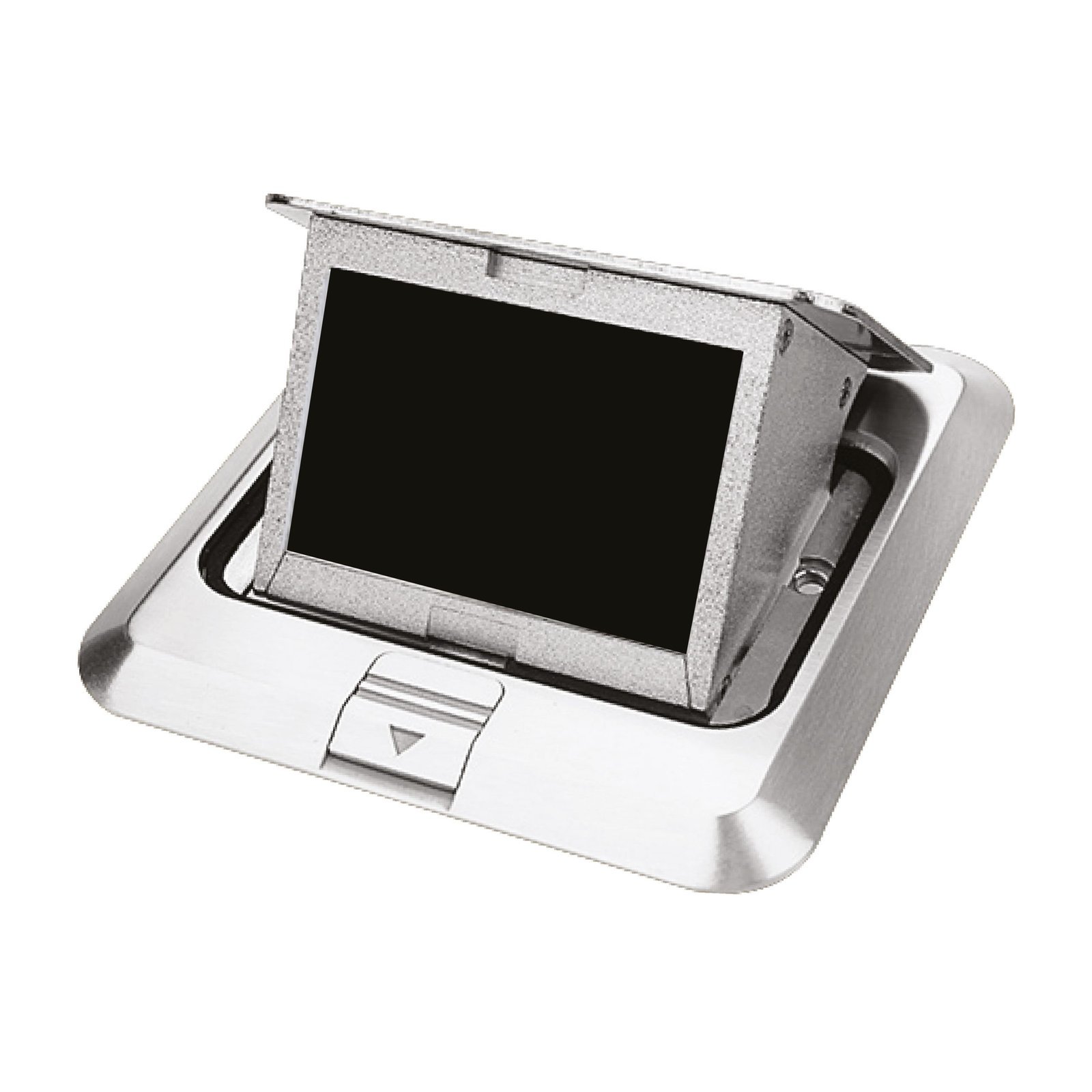 Silver Electric Floor Box