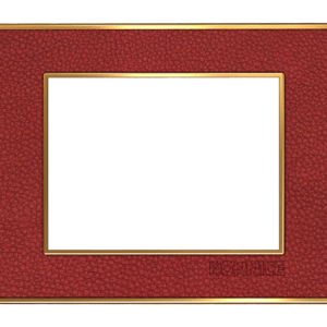 Red Leather Electric Wall Cover