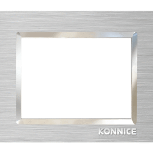 Silver Aluminum Electric Wall Cover