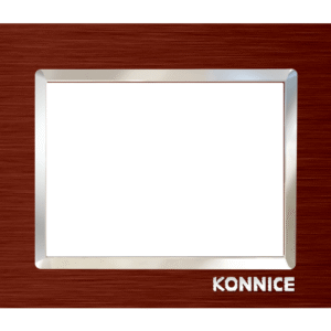 Brown Aluminum Electric Wall Cover