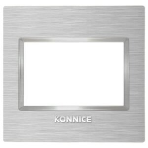 Silver Aluminum Electric Wall Cover