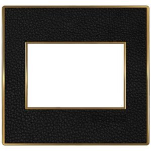 Black Leather Electric Wall Cover