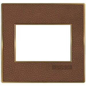 Brown Leather Electric Wall Cover