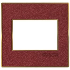 Red Leather Electric Wall Cover