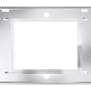 Silver Base Frame Electric Wall Cover