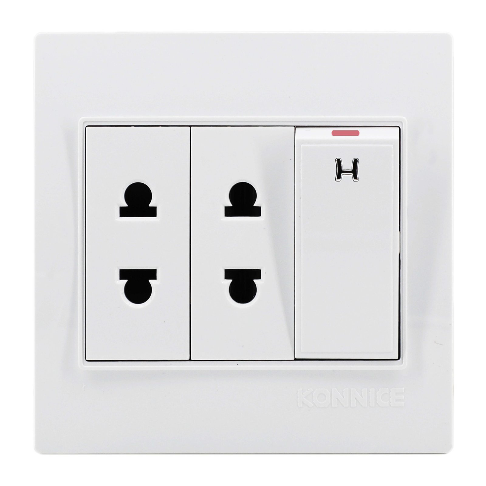 American Double Electric socket with switch