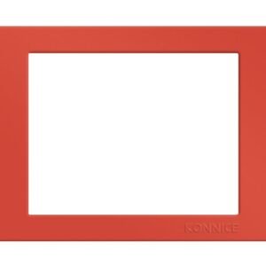 Red Electric Wall Cover Frame